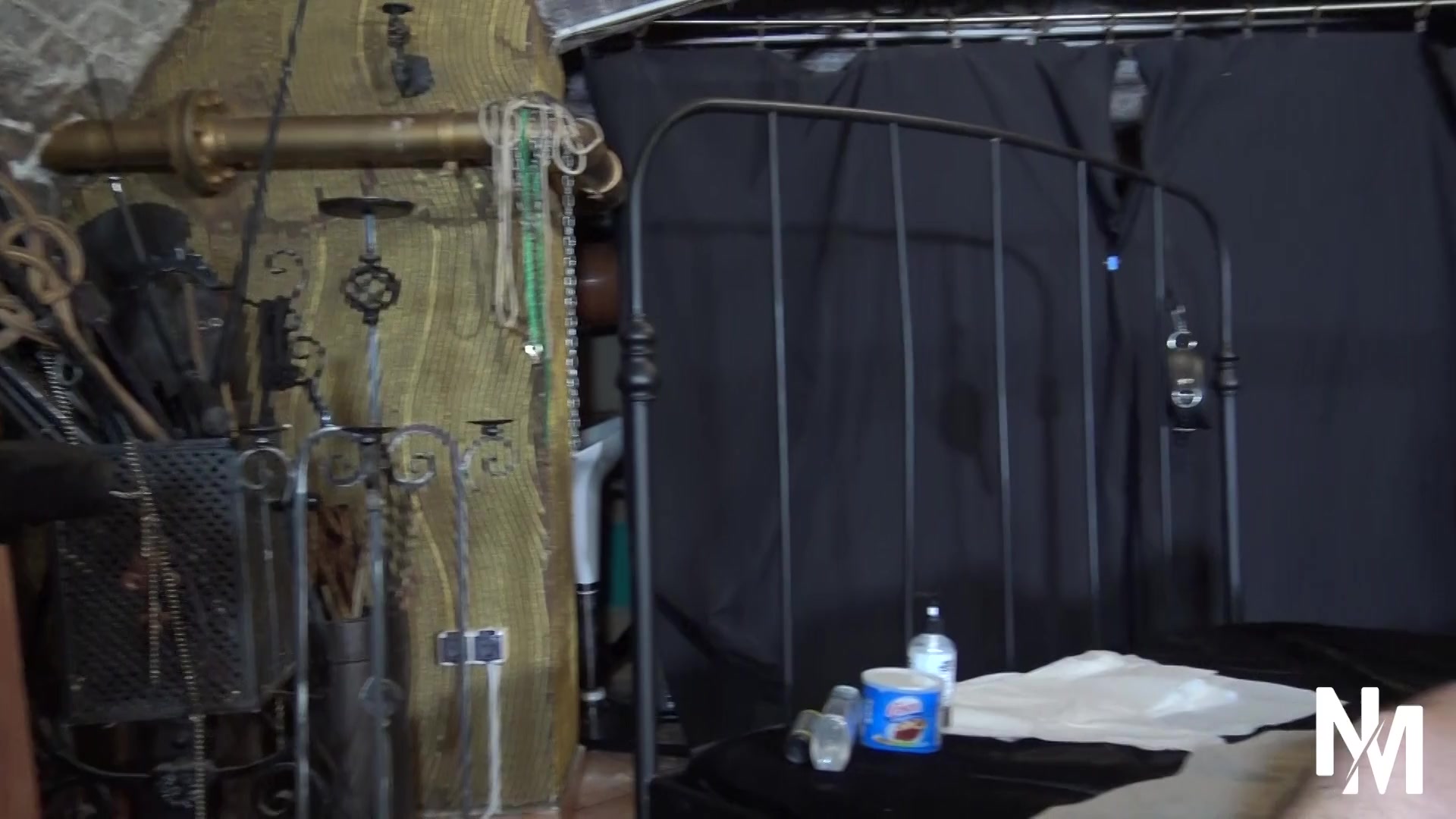 Pegging domina fucks slave's hairy asshole in hard lesson